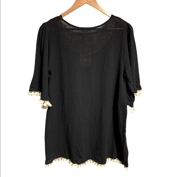 CLEARANCE!!! NWT Perfect Boho Linen Tunic Top - Picture 3 of 6